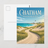 Chatham USA Postkarte (Vorne/Hinten)