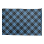 Chathams Blue Tartan Scottish Pattern Kissenbezug (Rückseite)