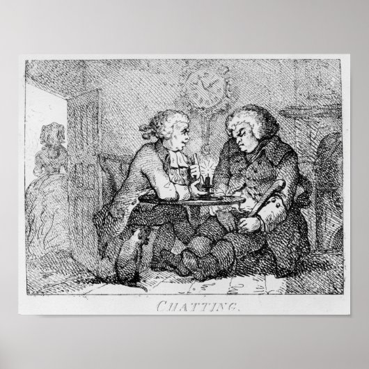 Chating, Illustration Poster (Vorne)