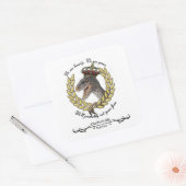 ChatNaNoML-Stickers Quadratischer Aufkleber (Umschlag)