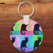 Chats Noir Schlüsselanhänger (Vorderseite)