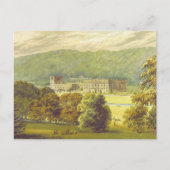 Chatsworth Derbyshire Jane Austen Darcy Pemberly Postkarte (Vorderseite)