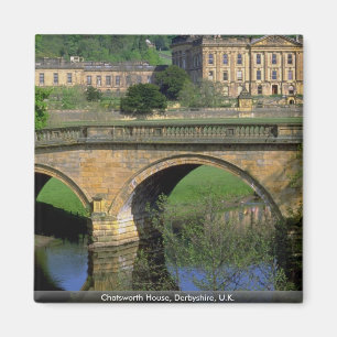 Chatsworth Haus, Derbyshire, Großbritannien Magnet