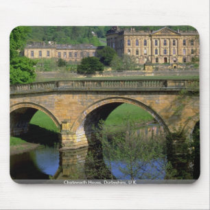 Chatsworth Haus, Derbyshire, Großbritannien Mousepad