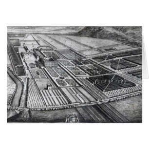 Chatsworth Haus, graviert von Johannes Kip