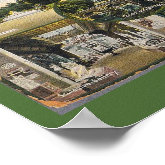 Chatsworth House Poster (Ecke)