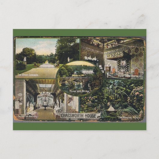 Chatsworth House Postkarte (Vorderseite)