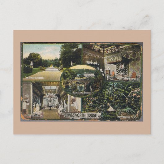 Chatsworth House Postkarte (Vorderseite)