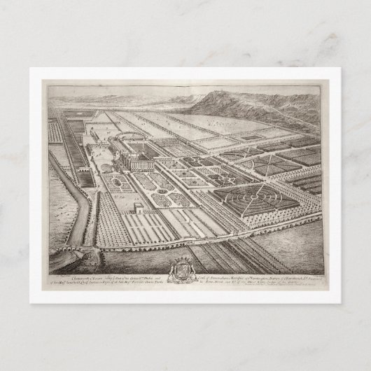 Chatsworth House, Sitz von William Cavendish (1640 Postkarte (Vorderseite)
