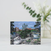 Chattahochee Fluss Columbus GA & Phenix City Postkarte (Stehend Vorderseite)