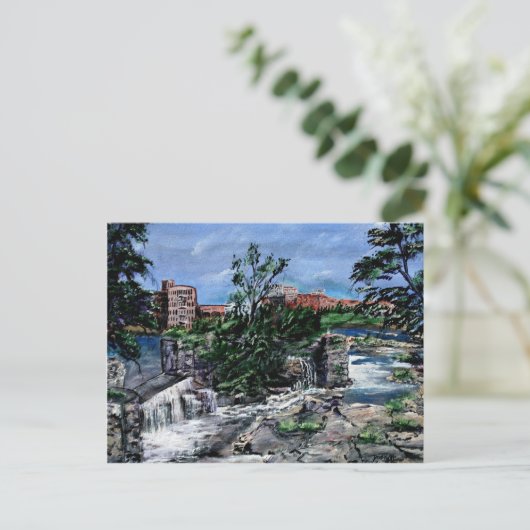 Chattahochee Fluss Columbus GA & Phenix City Postkarte (Stehend Vorderseite)