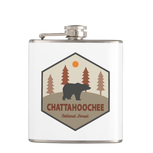 Chattahoochee National Forest Bear Flachmann (Vorderseite)