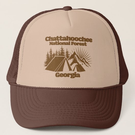 Chattahoochee National Forest Georgia Truckerkappe (Vorderseite)