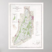 Chattahoochee National Forest Map (1982) Poster (Vorne)