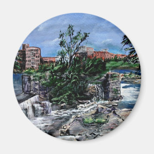 Chattahoochee River Columbus GA u. Phenix Stadt Magnet