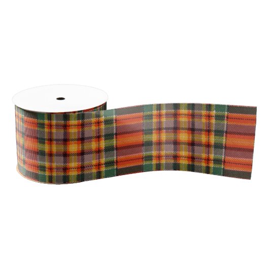Chattan Clan karierter schottischer Tartan Ripsband (Spule)