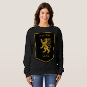 Chattan Clan Scottish Lion Abzeichen Sweatshirt (Vorne ganz)