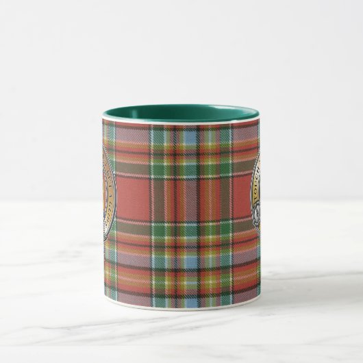 Chattan Tartan & Abzeichen Tasse (Zentrum)