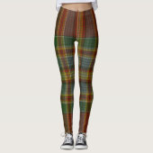 Chattan Tartan Clan Kariert Leggings (Vorderseite)