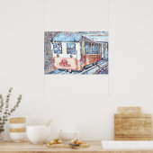 Chattanooga Bergbahn mit Aussicht Poster (Küche)