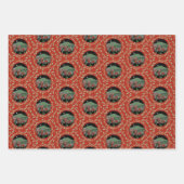 Chattanooga Holiday Wreath Geschenk Wrap 3 Blätter (Vorderseite 2)