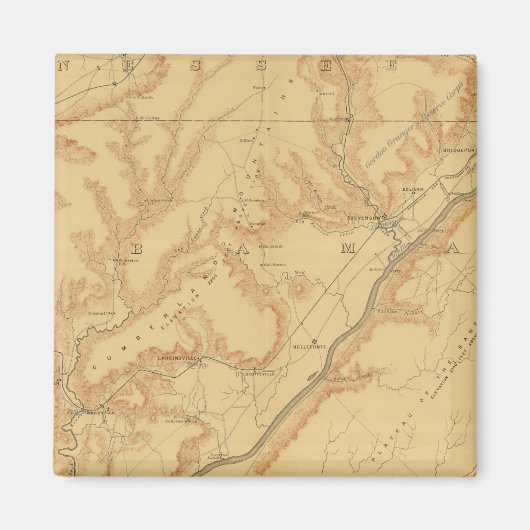 Chattanooga-Kampagne 3 Magnet (Vorne)