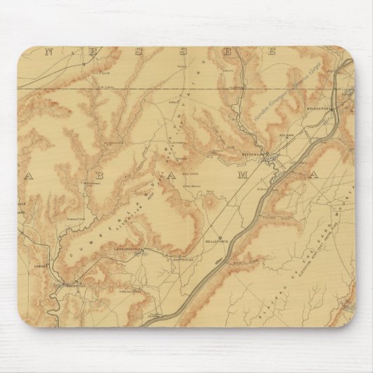 Chattanooga-Kampagne 3 Mousepad (Vorne)