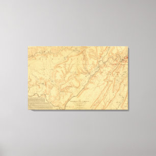 Chattanooga-Kampagne Leinwanddruck