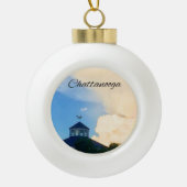 Chattanooga Keramik Kugel-Ornament (Vorderseite)