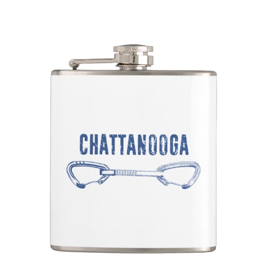 Chattanooga Klettern Schnellziehen Flachmann (Vorderseite)