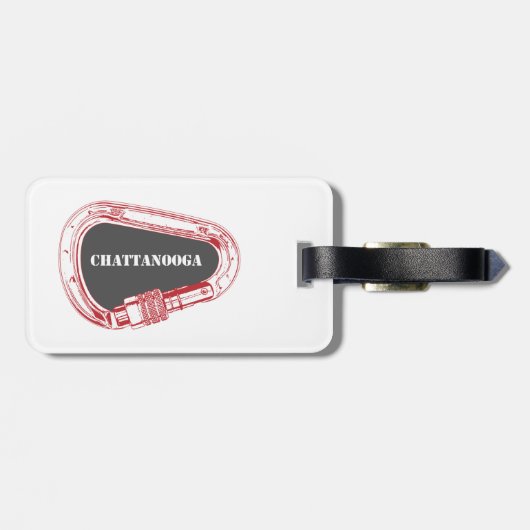 Chattanooga Klettersteig Carabiner Gepäckanhänger (Rückseite horizontal)
