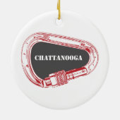 Chattanooga Klettersteig Carabiner Keramik Ornament (Hinten)