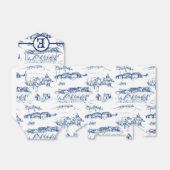 Chattanooga Monogram Blue Geschenkschachtel (Ungefaltet)