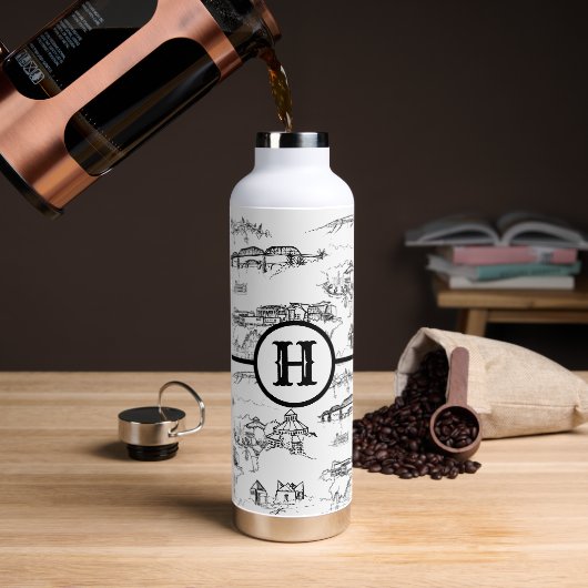 Chattanooga Monogramm Wasserflasche Trinkflasche (Kaffee)