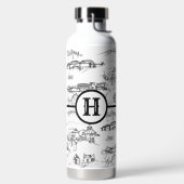 Chattanooga Monogramm Wasserflasche Trinkflasche (links)