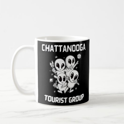 Chattanooga Native Pride Alien Funny Staat Tourist Kaffeetasse (Links)