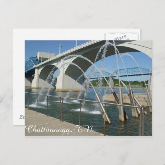 Chattanooga Postkarte (Vorne/Hinten)