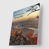 Chattanooga Quadratische Wanduhr (Winkel)