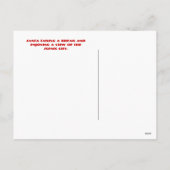 Chattanooga Santa Feiertagspostkarte (Rückseite)