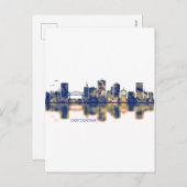 Chattanooga Skyline Feiertagspostkarte (Vorne/Hinten)