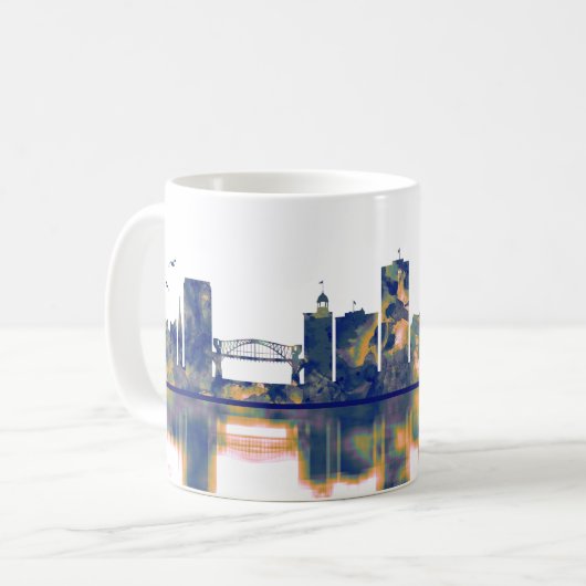 Chattanooga Skyline Kaffeetasse (Vorderseite Links)