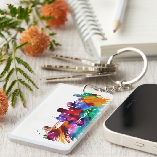 Chattanooga Skyline Schlüsselanhänger (Vorderseite rechts)