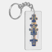 Chattanooga Skyline Schlüsselanhänger (Vorderseite links)