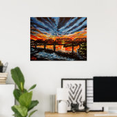 "Chattanooga Sunrise" Poster/Print Poster (Heimbüro)
