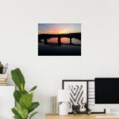 Chattanooga Sunset on Water Poster (Heimbüro)
