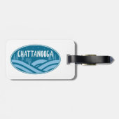 Chattanooga Tennessee Außenbereich Gepäckanhänger (Rückseite horizontal)
