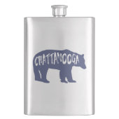 Chattanooga Tennessee Bear Flachmann (Vorderseite)
