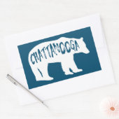Chattanooga Tennessee Bear Rechteckiger Aufkleber (Umschlag)