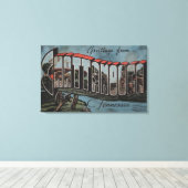 Chattanooga, Tennessee (Flusslandschaft) Leinwanddruck (Insitu (Holzboden))
