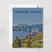 Chattanooga, Tennessee Foto Postkarte (Vorne/Hinten)